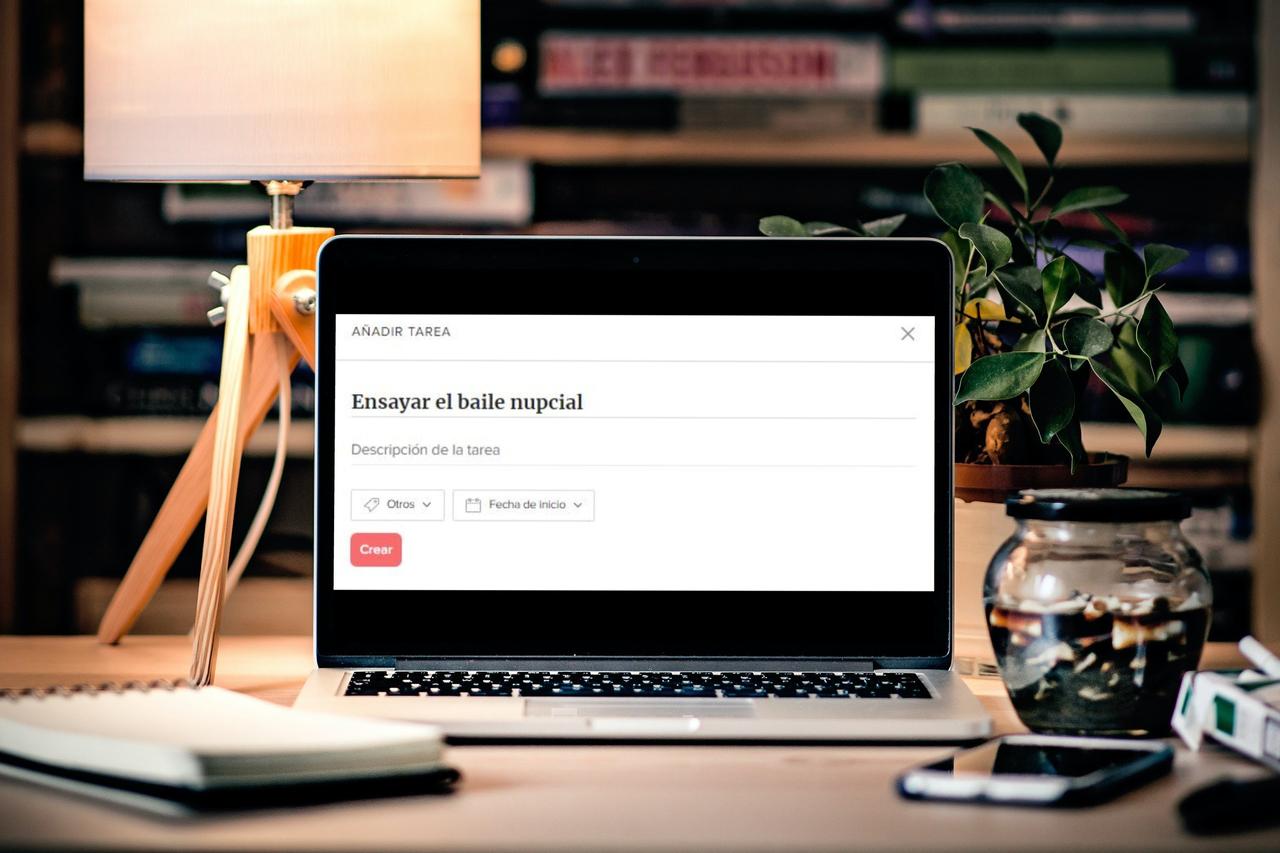 Agenda de tareas online de Bodas.net, ideal para organizar la boda desde casa con el móvil o el ordenador 