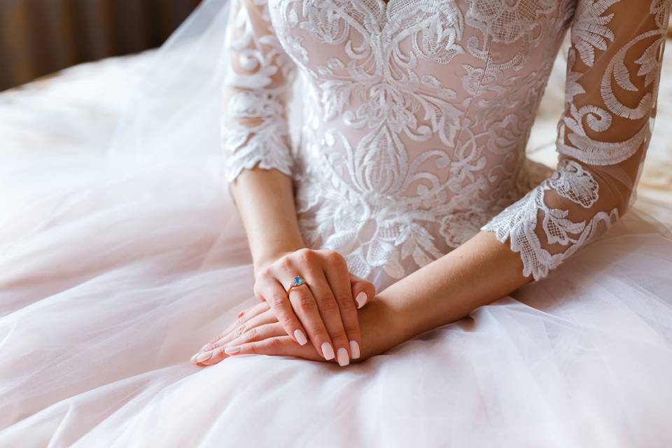 La manicura de la novia