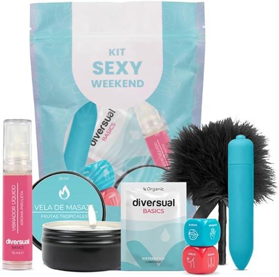 Kit erótico con juguetes sexuales para una noche de pasión con juguetes sexuales para parejas que se vende en Amazon