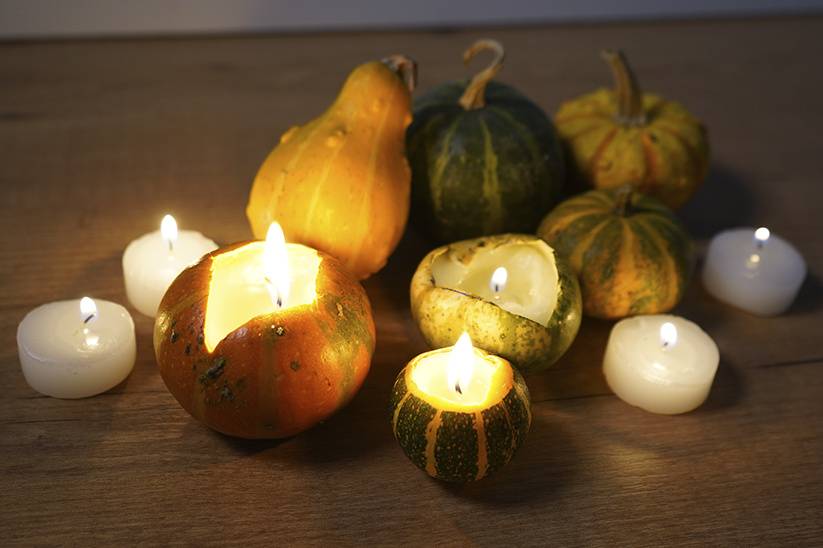 Cómo crear unas decorativas velas para Halloween