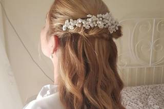 Peinados para bodas: con trenza semirecogido