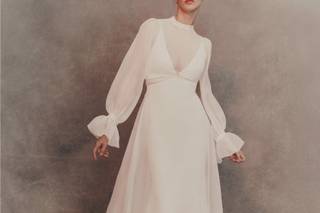 vestidos de novia para mujeres maduras: con mangas poeta