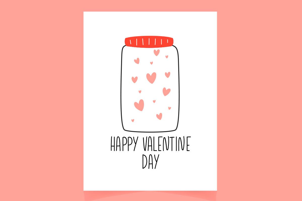 san valentin tarro con frases de amor