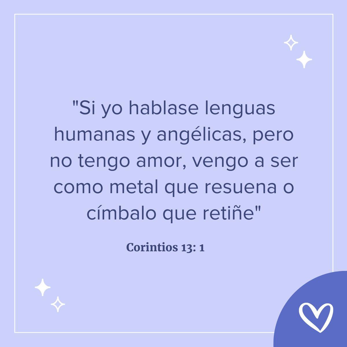 corintios 13:1 versiculos biblia