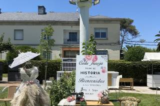 Frase de boda: 'Cada pareja tiene su historia. Bienvenidos a la nuestra'