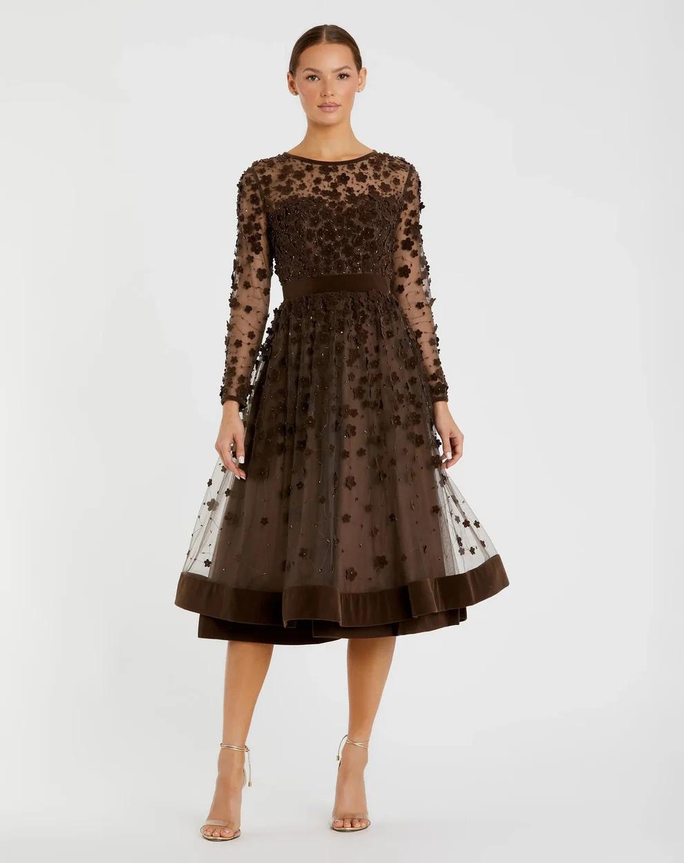 Vestido de inspiración lady de MacDuggal