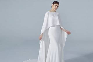 Novias de invierno con capa