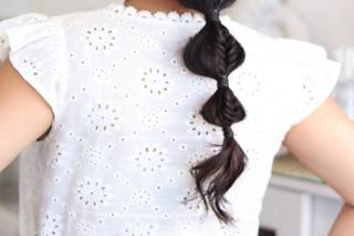 Peinados para bodas: coleta bubble