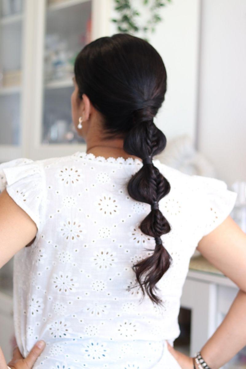Peinados para bodas: coleta bubble