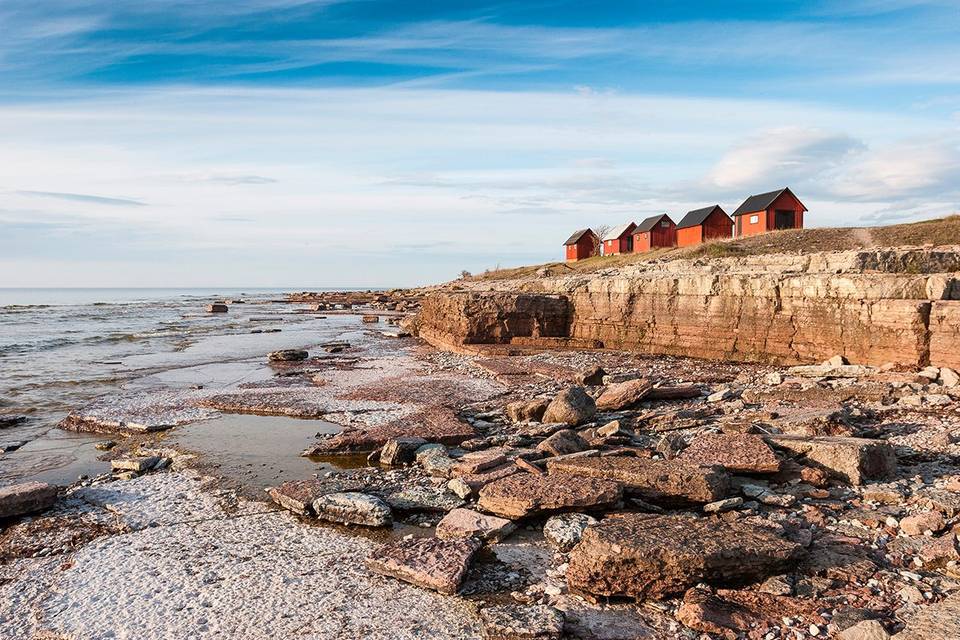 Isla de Gotland, pueblo pesquero