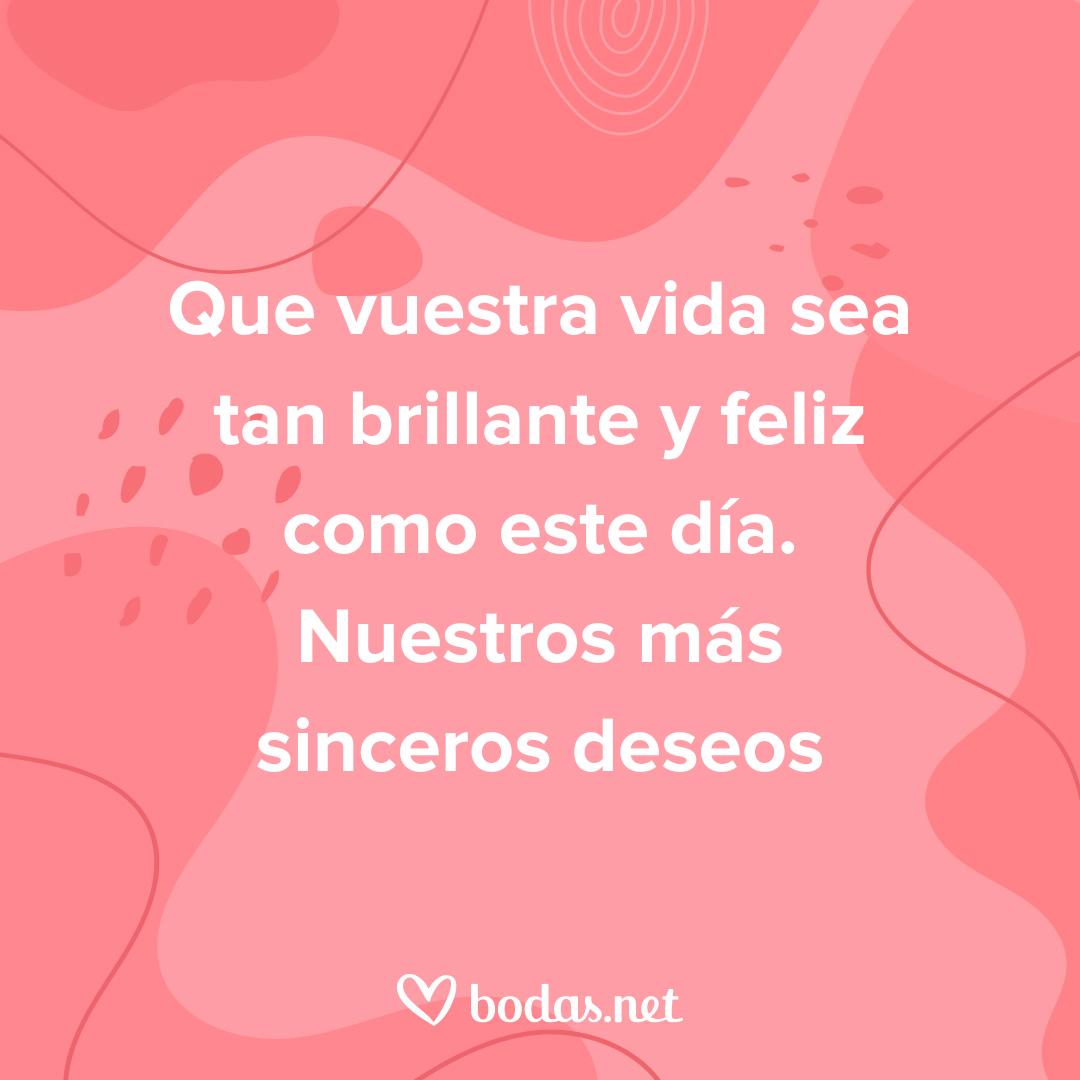 Las 40 frases más bonitas para felicitar a los novios