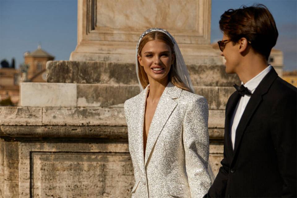 Novias con pantalón: todo lo que debes saber si quieres casarte con traje  de chaqueta