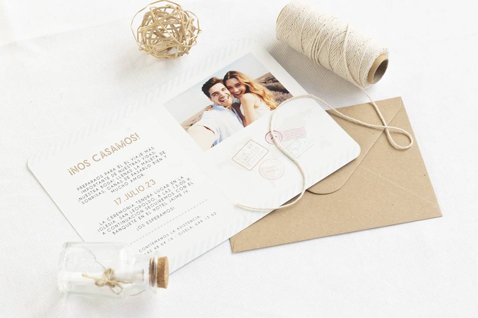 Los mejores originales para invitaciones de boda