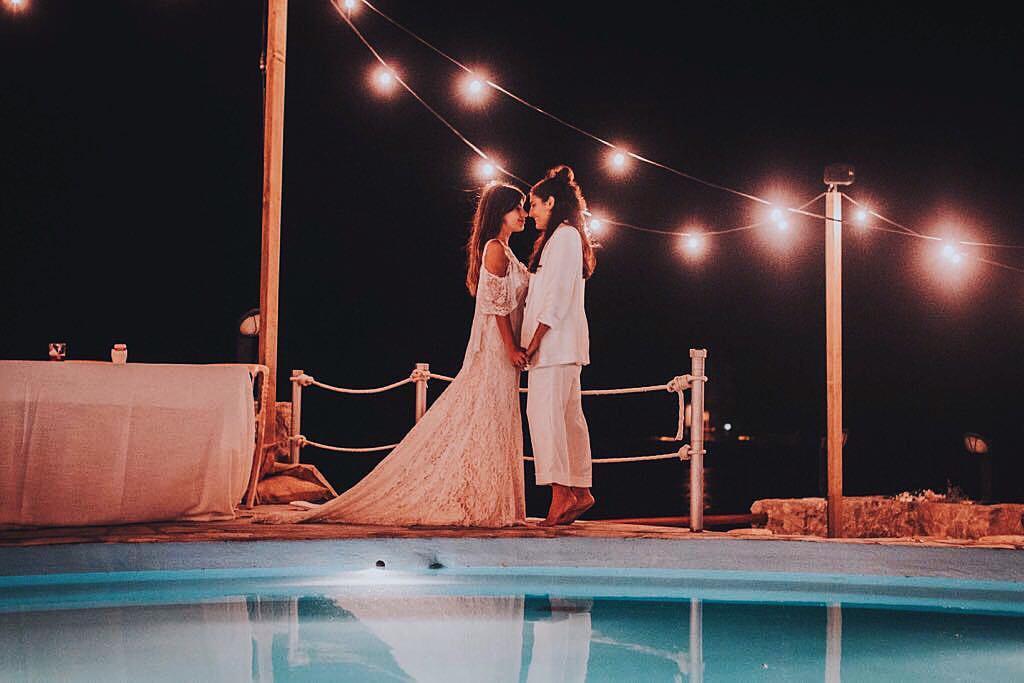 Dulceida y Alba en su boda en 2016