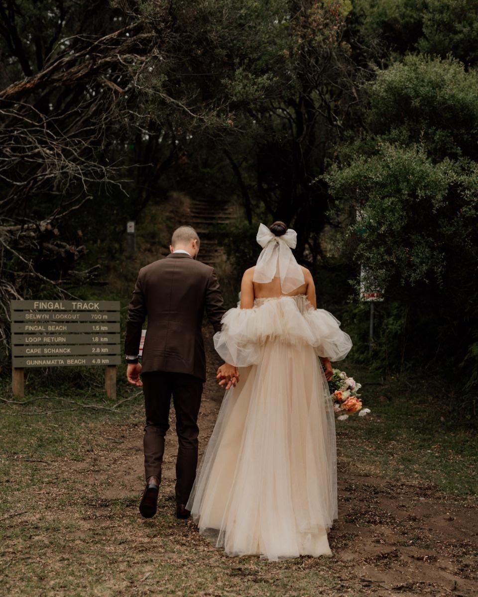 Novia con look de Elissa Marie design