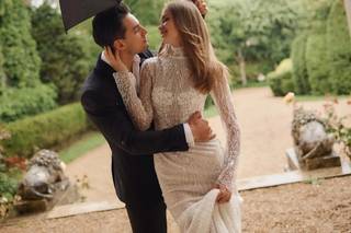 Vestidos de novia manga larga muy glam
