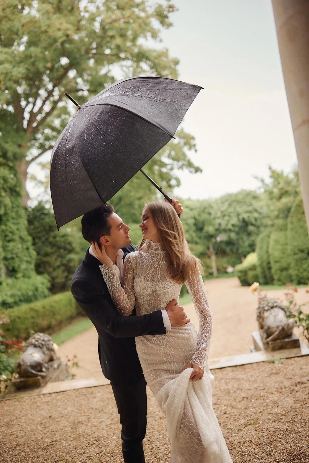 Vestidos de novia manga larga muy glam