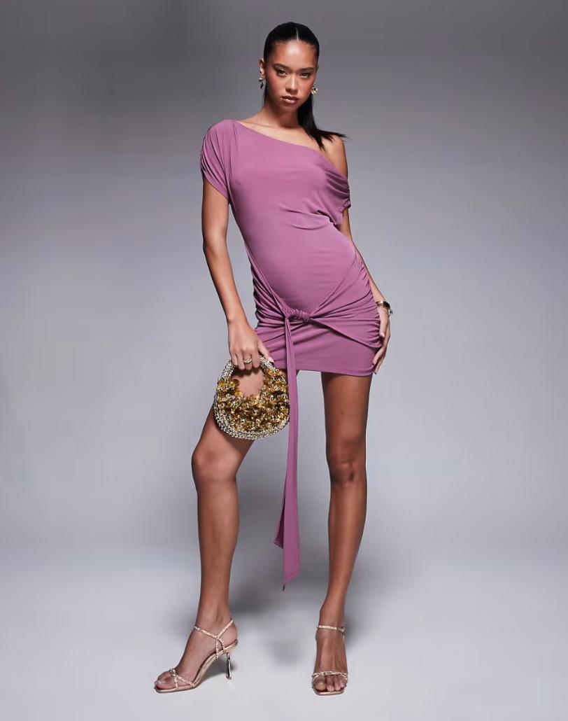 Vestidos de fiesta cortos asimétricos