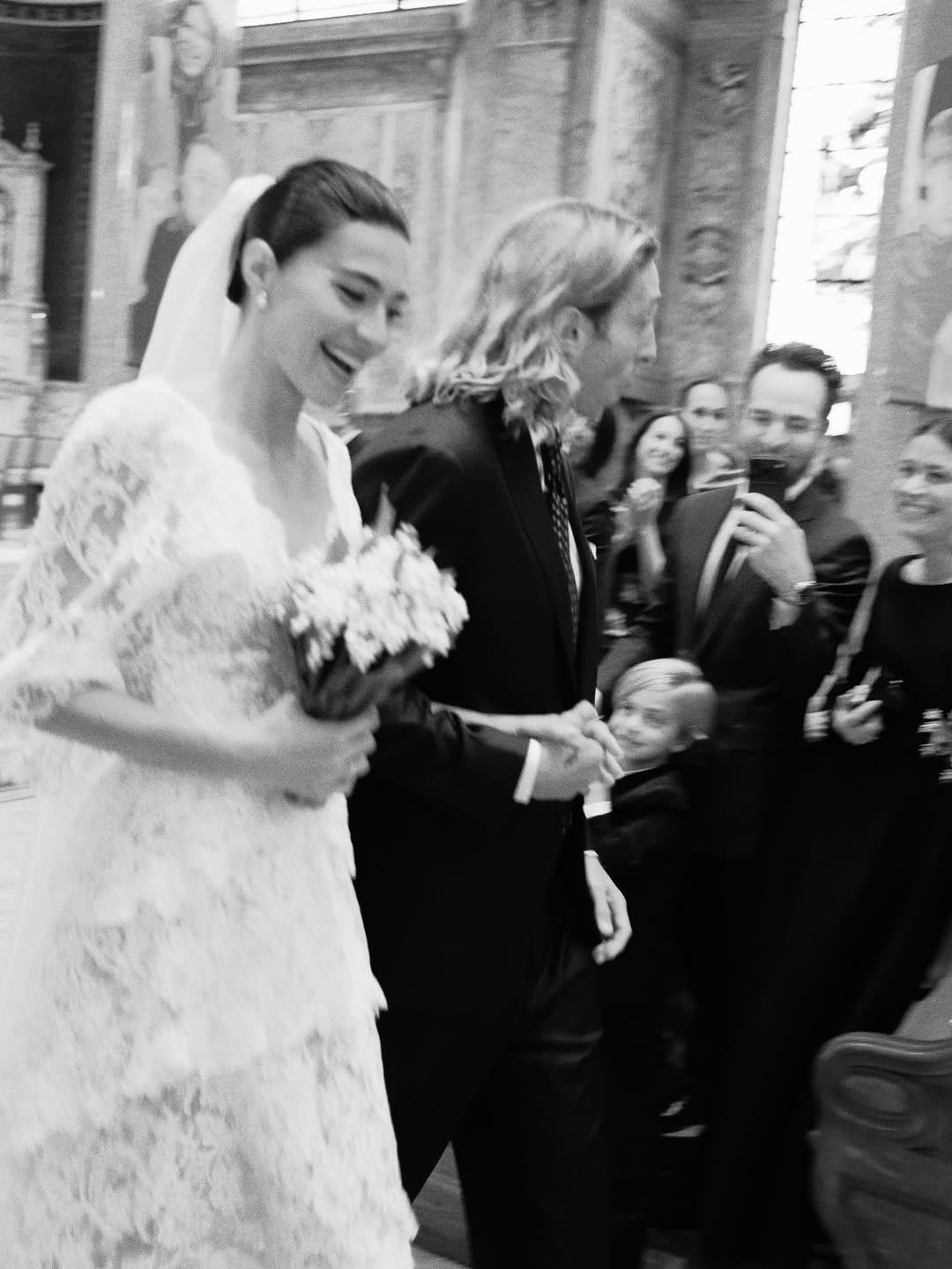 La pareja recién casada