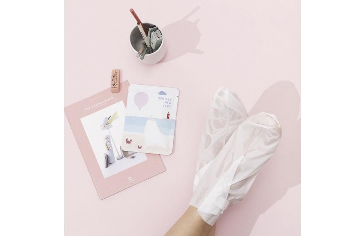 Mascarilla para pies exfoliante, de Miin Cosmetics