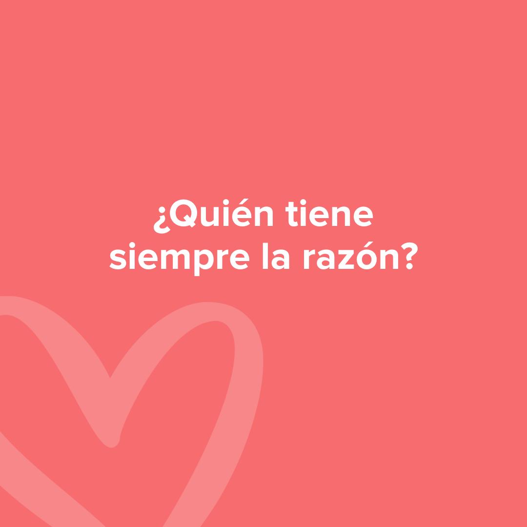 Preguntas para parejas juego: ¿Quién tiene siempre la razón?