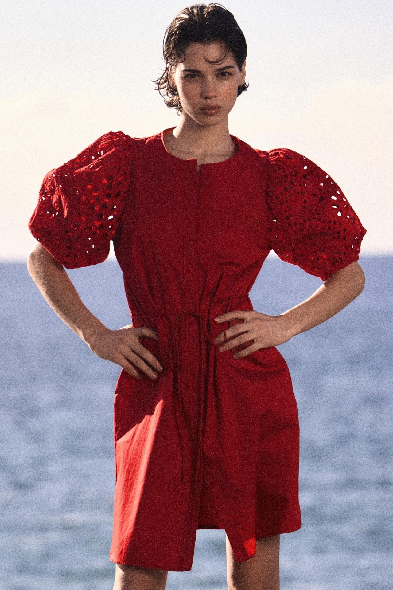 Vestidos de fiesta elegantes cortos con mangas abullonadas