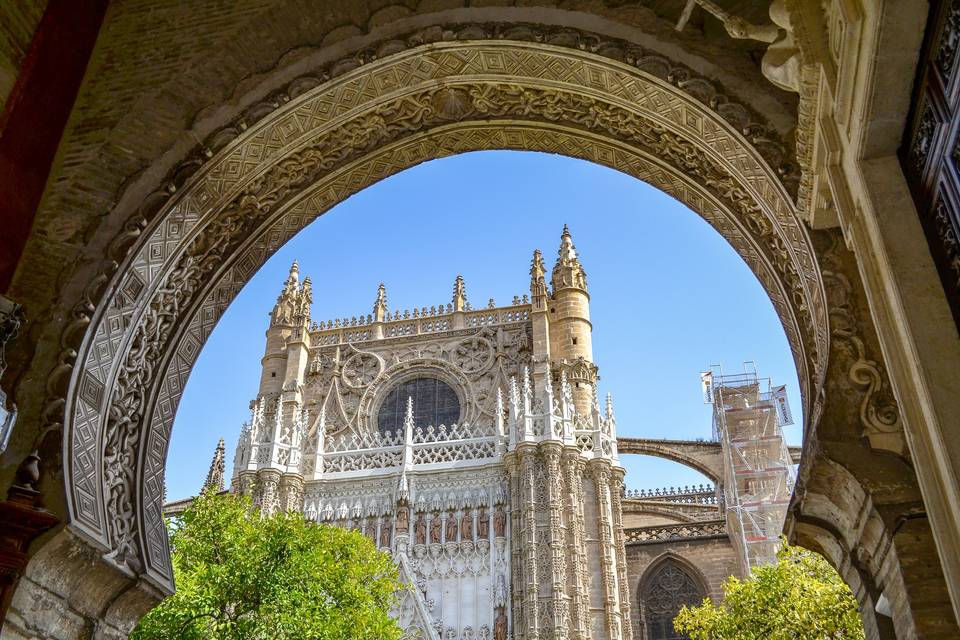 Iglesias Sevilla bodas: fachada de la catedral de Sevilla