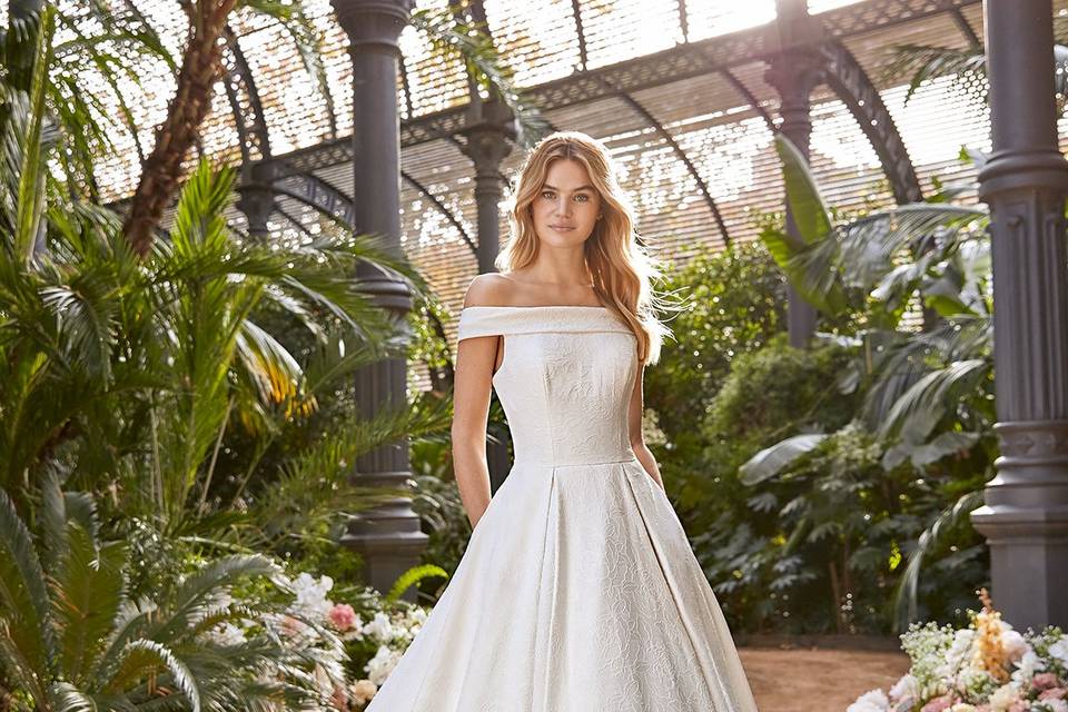 Свадебные платья St. Patrick La Sposa 2022 с открытыми плечами на день свадьбы