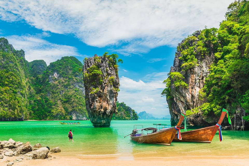 Luna de miel Tailandia: bahía Phang-Nga