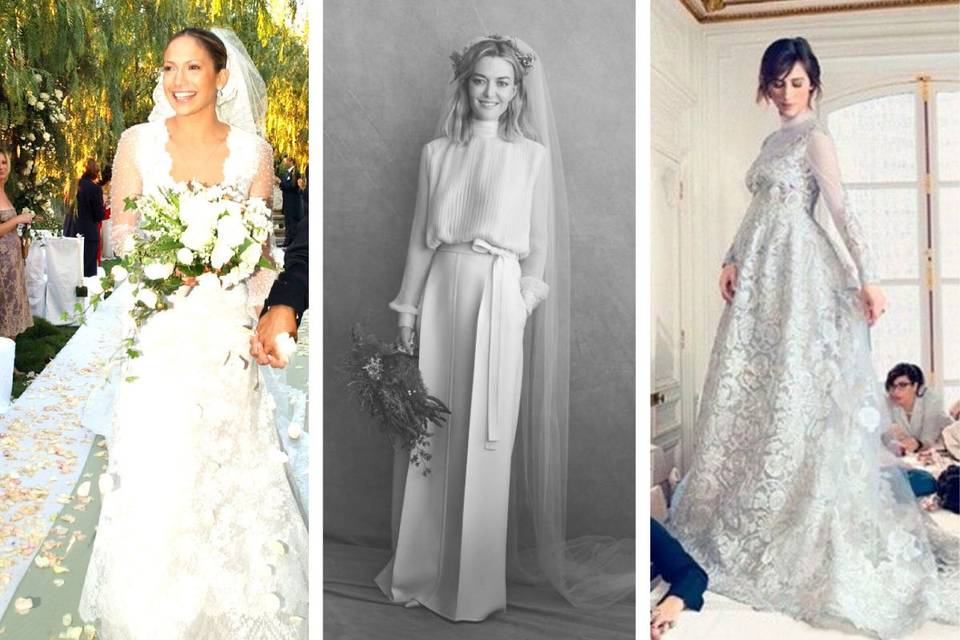 Vestidos de novia de Valentino de Jennifer López, Marta Ortega y Sophie Hunter