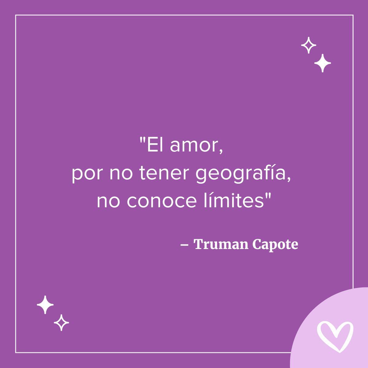 Frases de amor de libros truman capote
