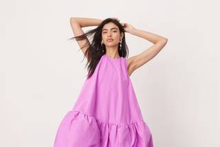Vestidos de fiesta cortos con falda abullonada
