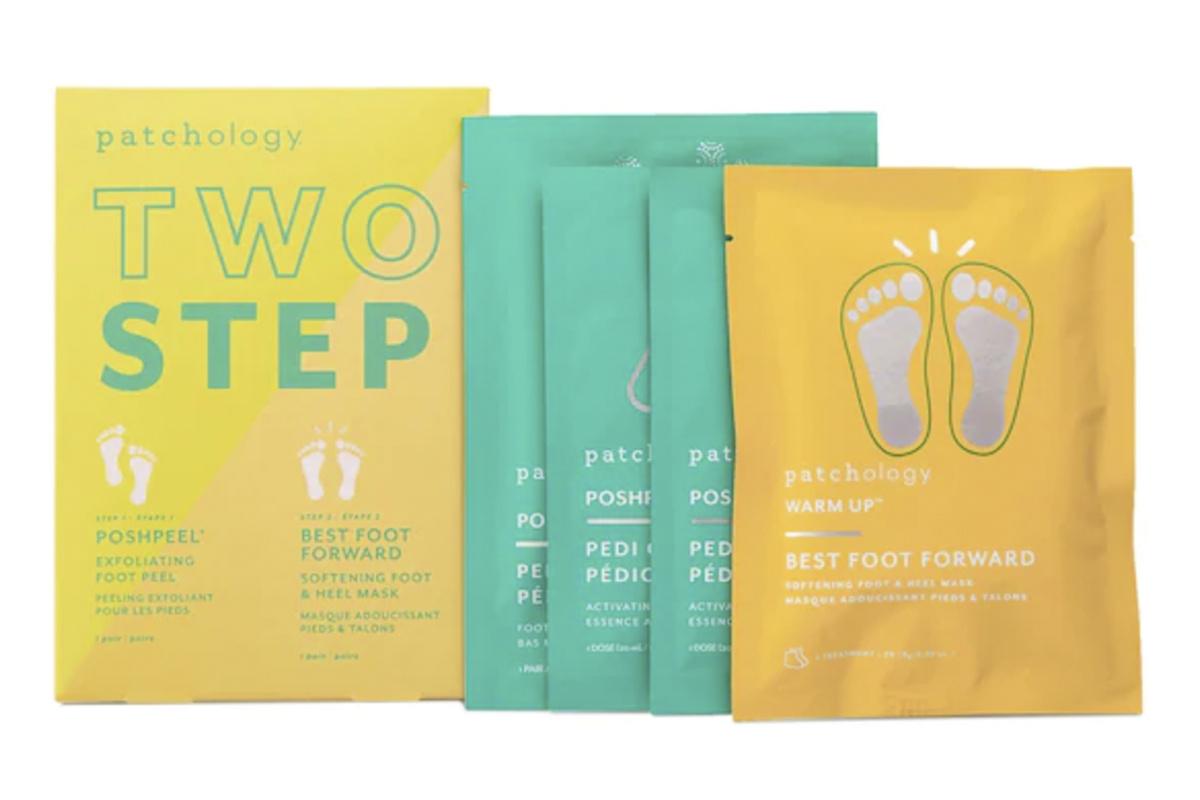 Tratamiento dos pasos para los pies, de Patchology