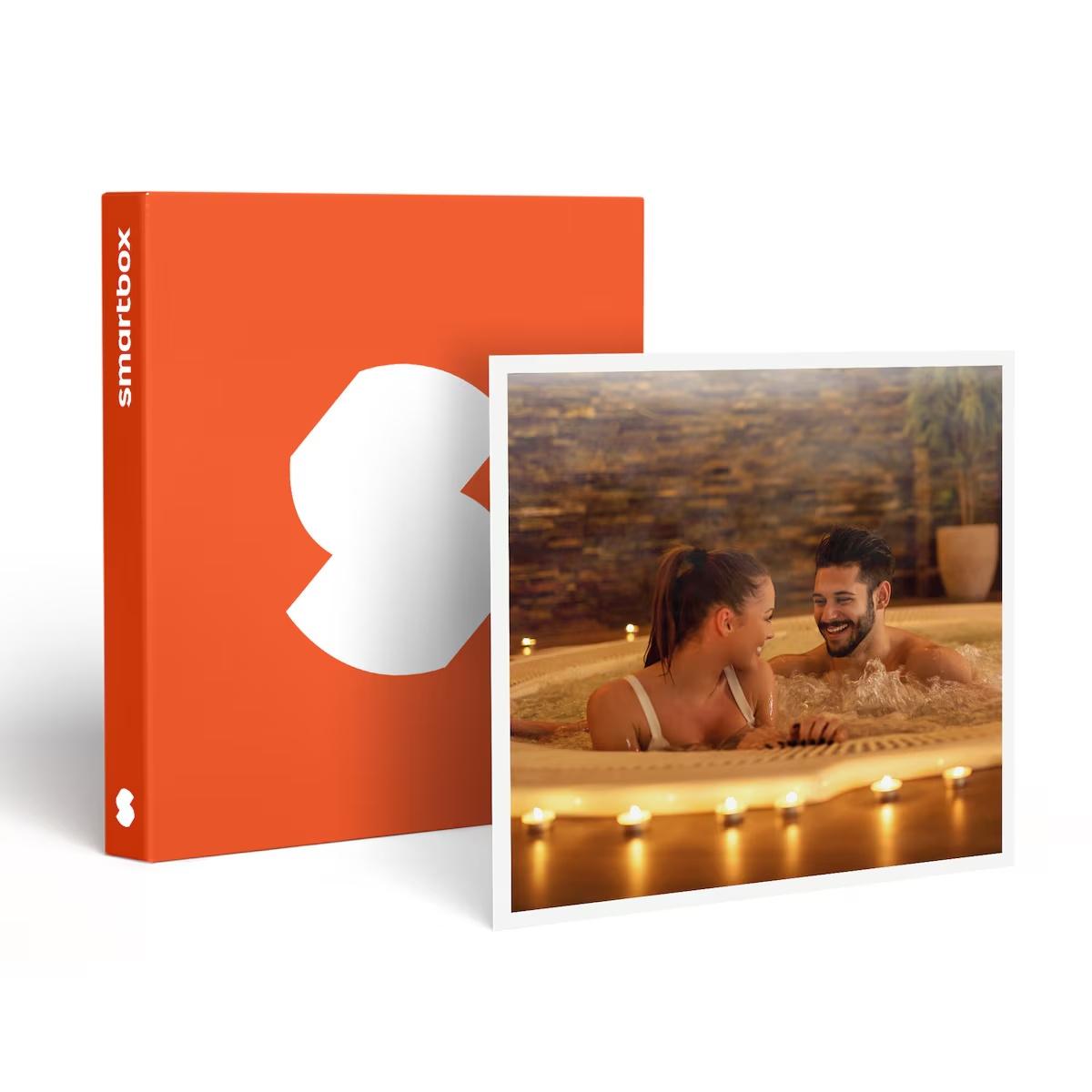 Caja de experiencia de hotel con balneario