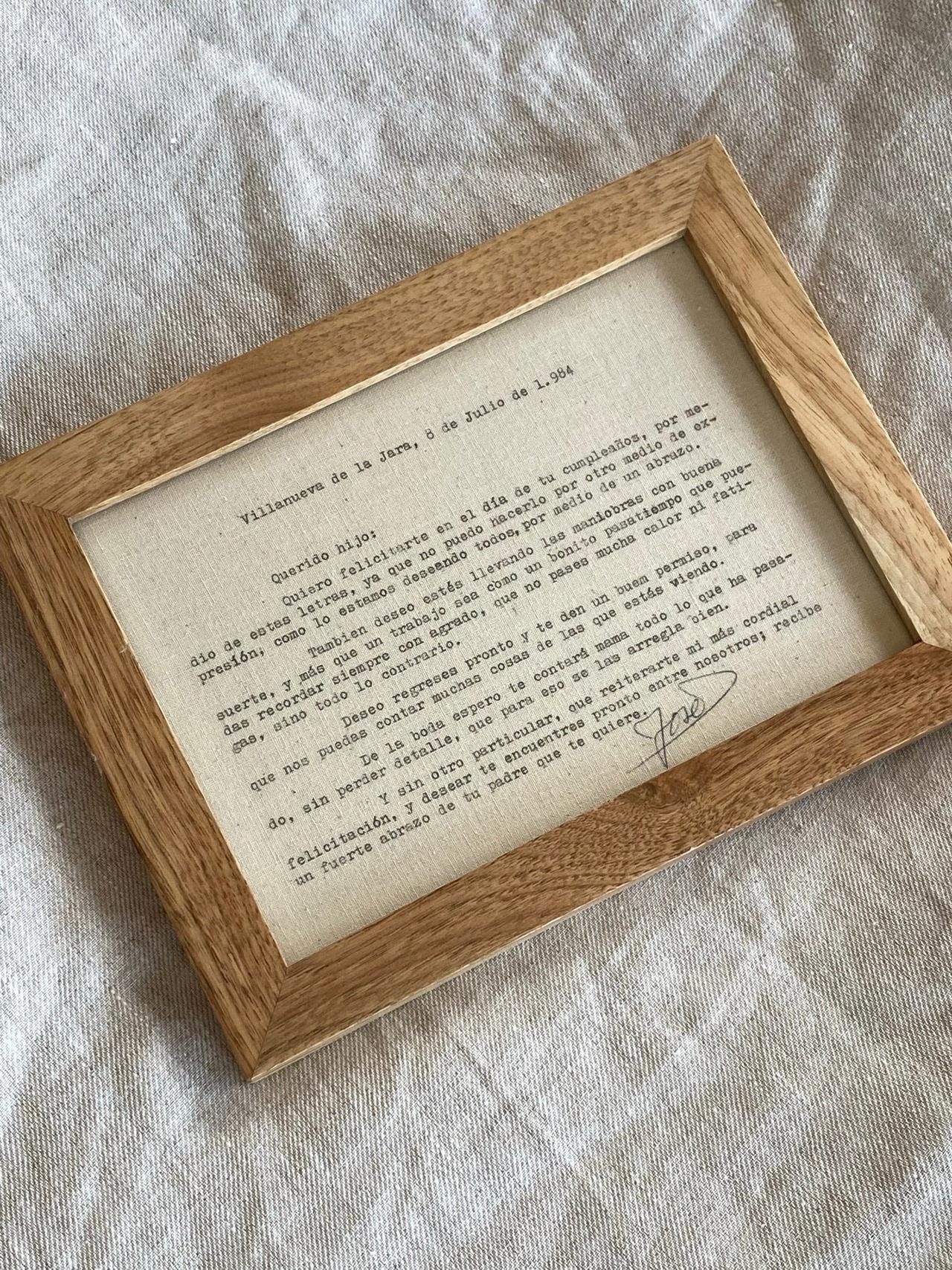 Qué regalar por bodas de algodón: mensaje personalizado