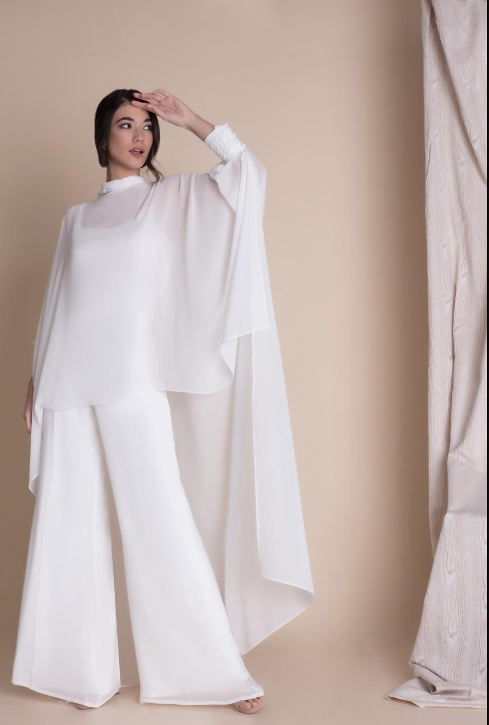 Z34-Traje sastre novia pantalon para bodas o otros eventos