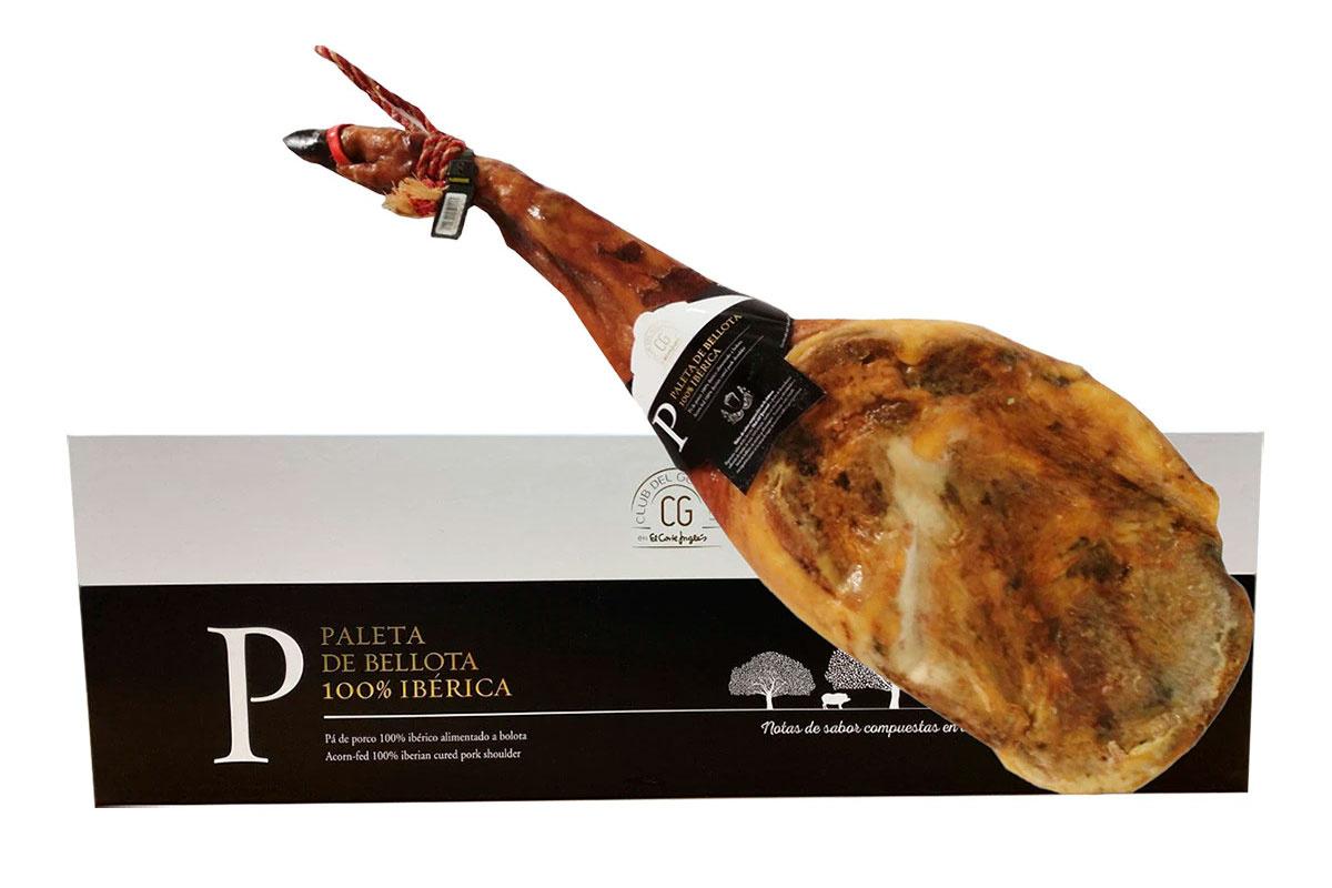 Paleta ibérica con estuche del Club del Gourmet de El Corte inglés