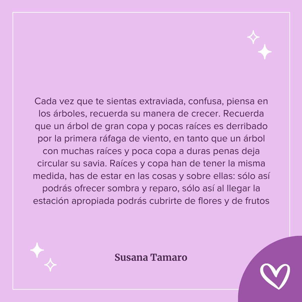 Frase sobre Susana Tamaro