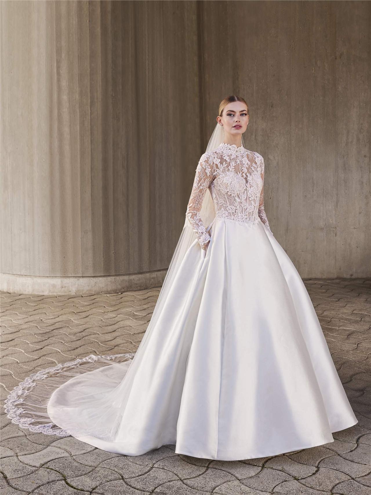 vestidos de novia para mujeres maduras: estilo Grace Kelly