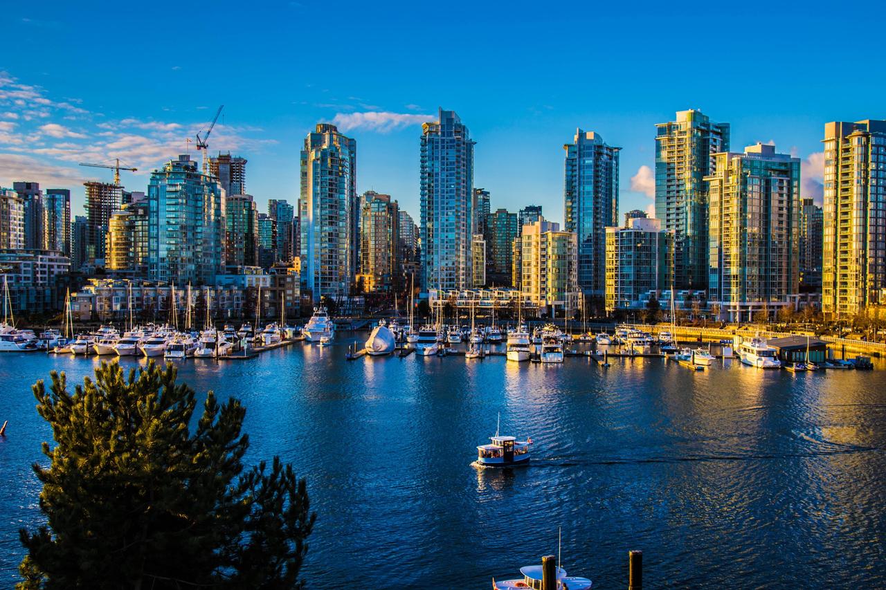 Luna de miel en Canadá: skyline de Vancouver