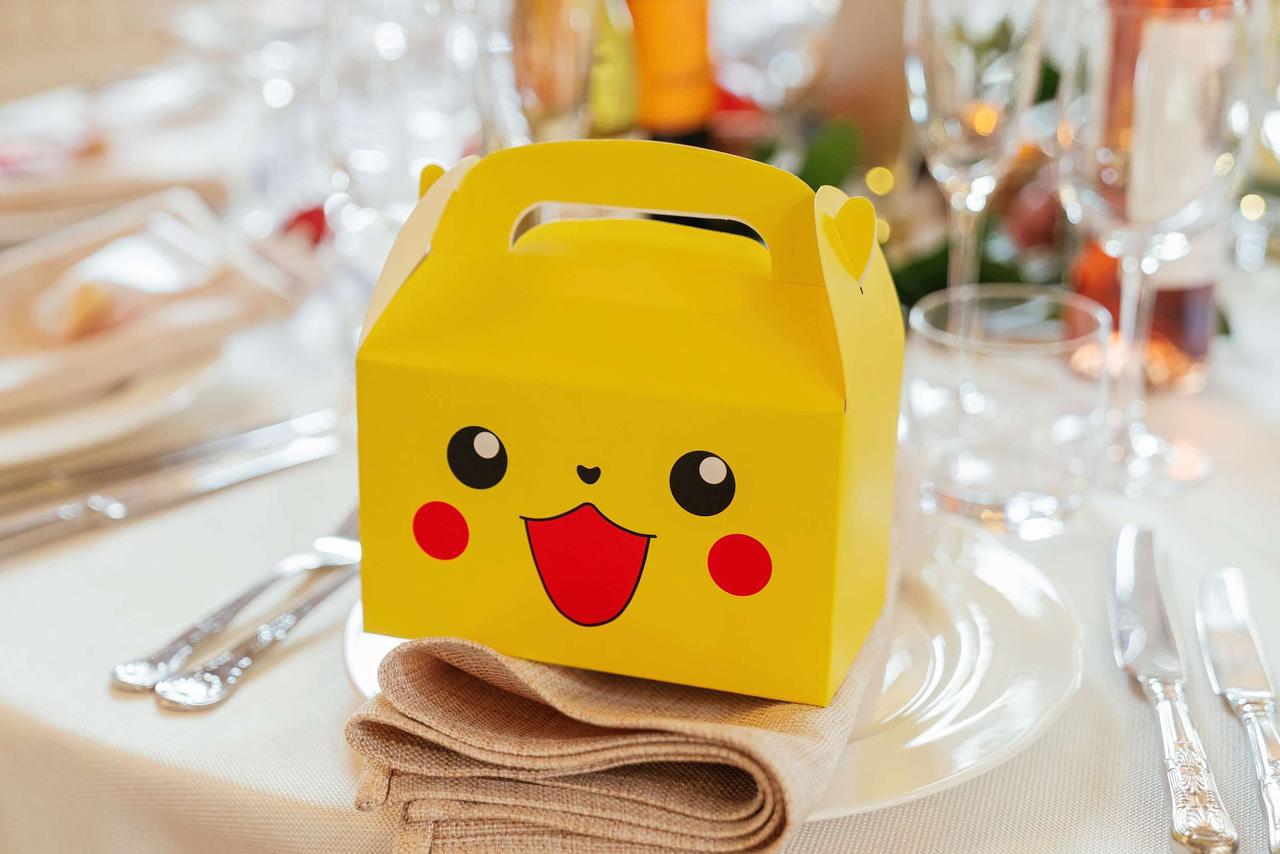 Decoración de boda con temática Pokémon