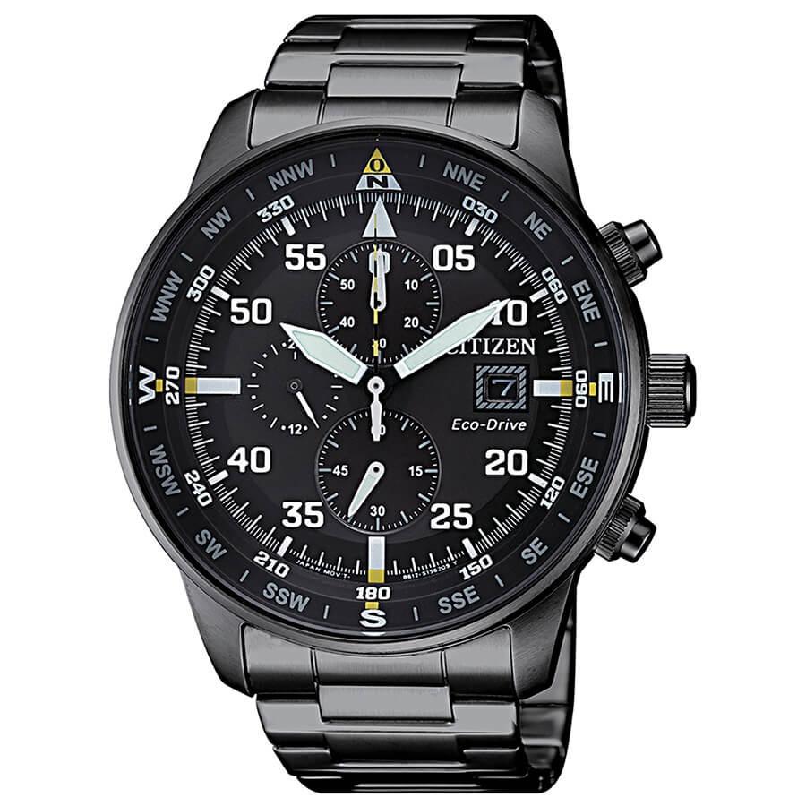 Reloj hombre pedida: reloj deportivo con correa y esfera en color negro, de Citizen