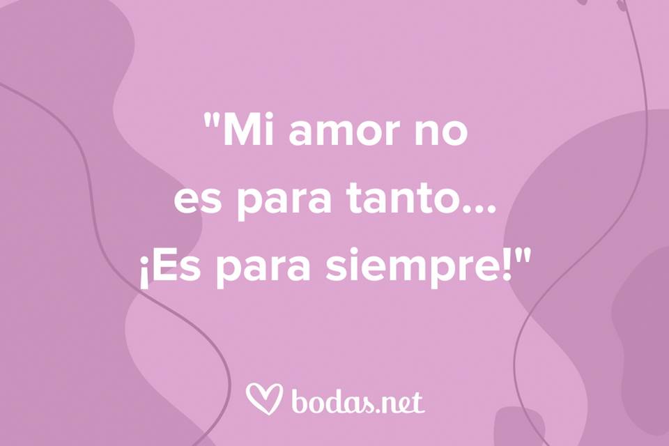 Bodas de plata frases: mi amor no es para tanto… ¡Es para siempre!