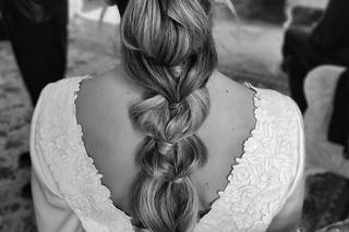 Peinados para bodas: recogido con trenza
