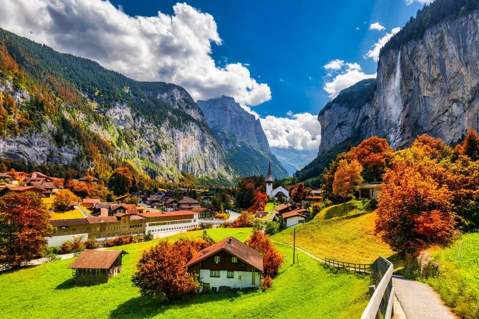 Luna de miel en Suiza: valle de Lauterbrunnen