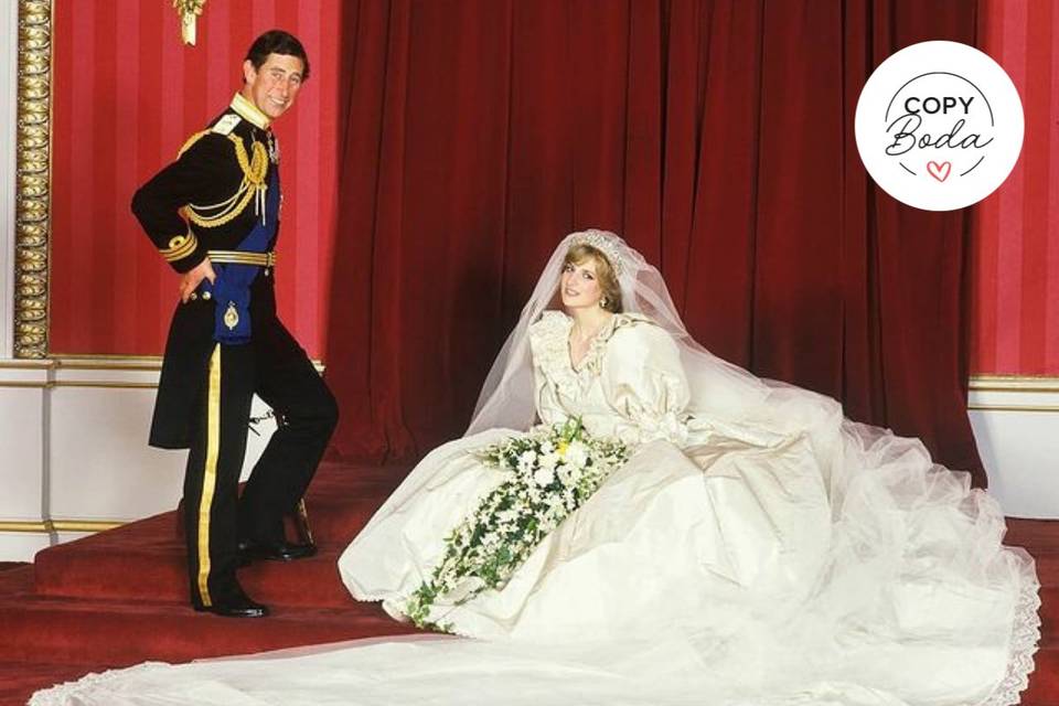 boda de Carlos de Inglaterra y Lady Di en el Palacio de Buckingham