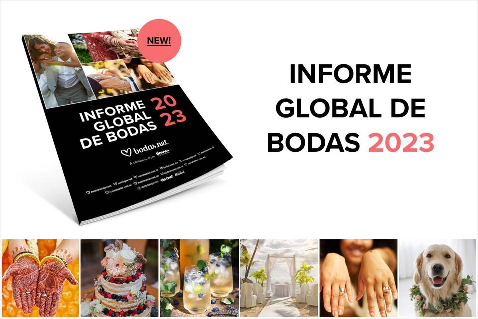 Portada del Informe Global de Bodas 2023, de Bodas.net