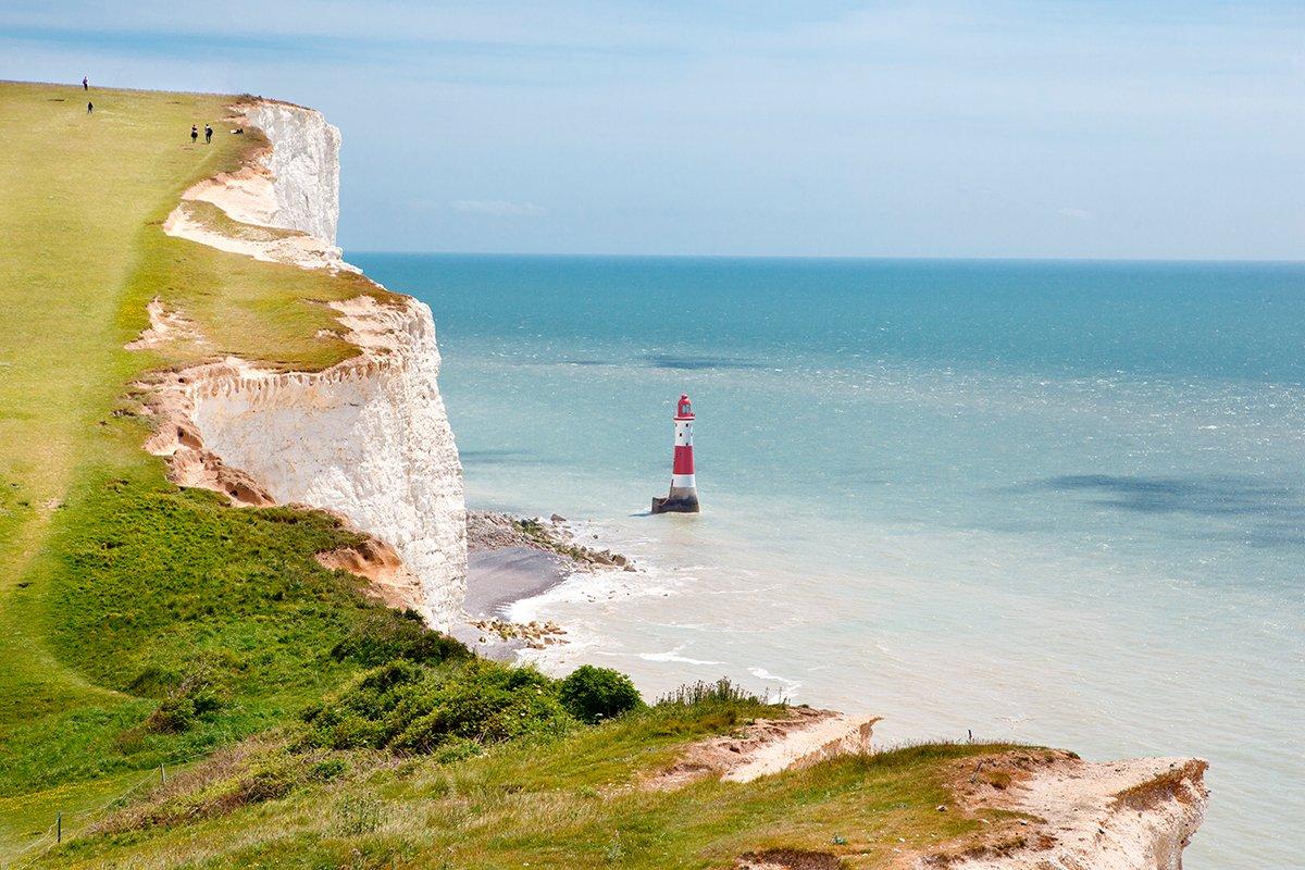 Acantilados de Dover en el sur de Inglaterra