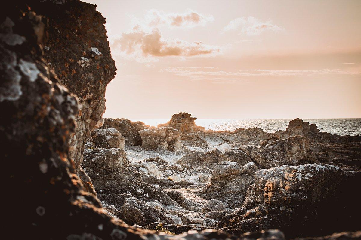 Isla de Gotland, raukar