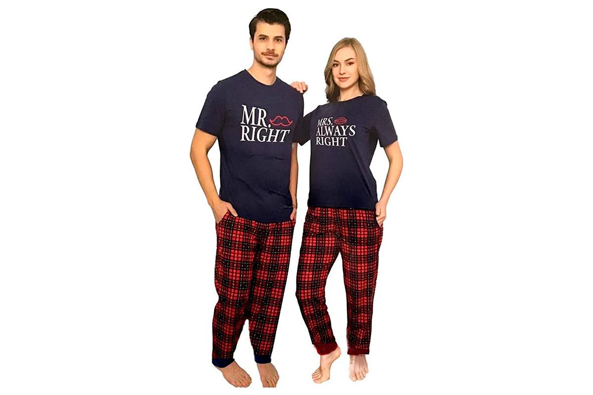Mamá riqueza Gran cantidad Pijamas para parejas